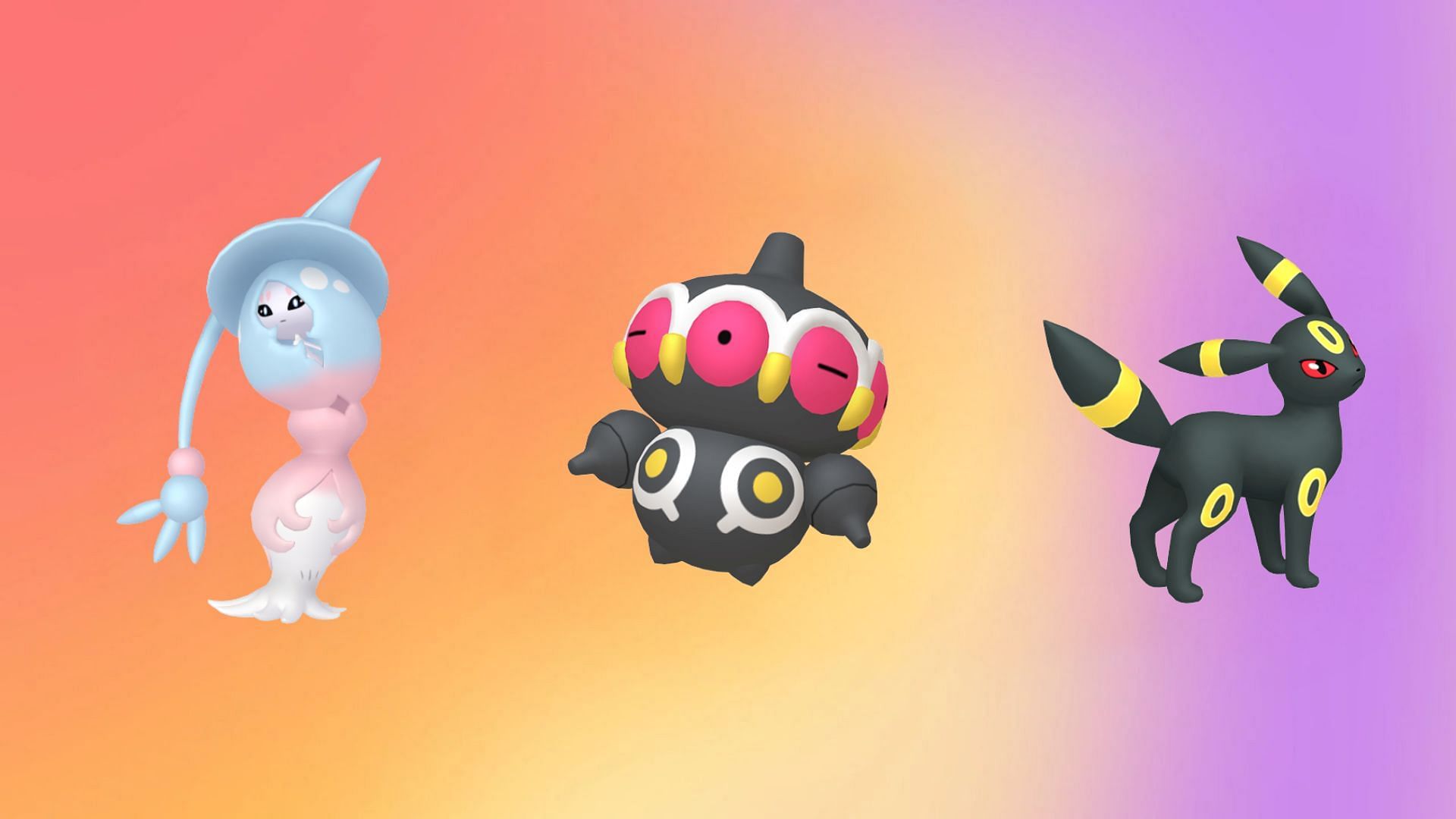 Hatterene, Claydol, and Umbreon (Image via TPC)