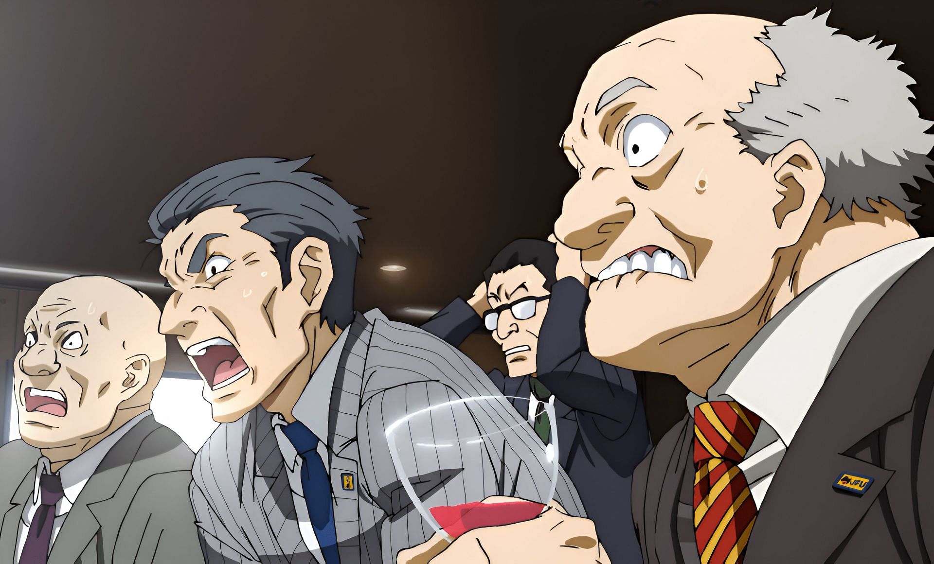 The U-20 Japan officials after witnessing Nagi&#039;s goal (Image via 8bit)