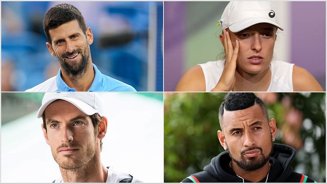 Tennis News Today: Novak Djokovic shares inside details of having Andy Murray as new coach; Iga Swiatek leaves Nick Kyrgios' team amid latter's digs on doping case