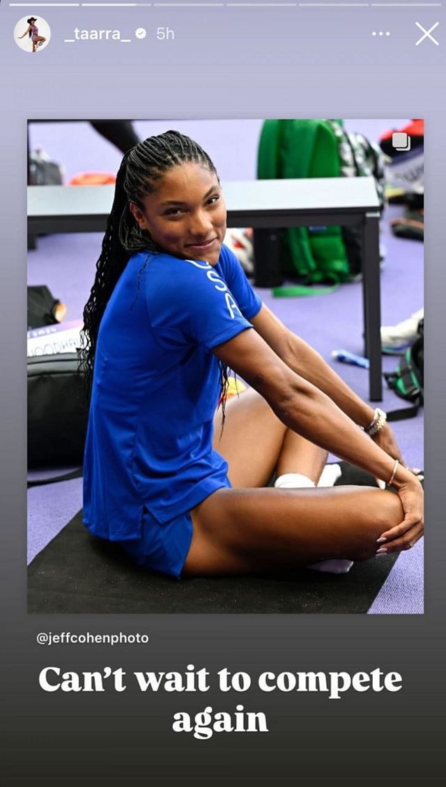 Tara DavisWoodhall expresses anticipation over competing months after