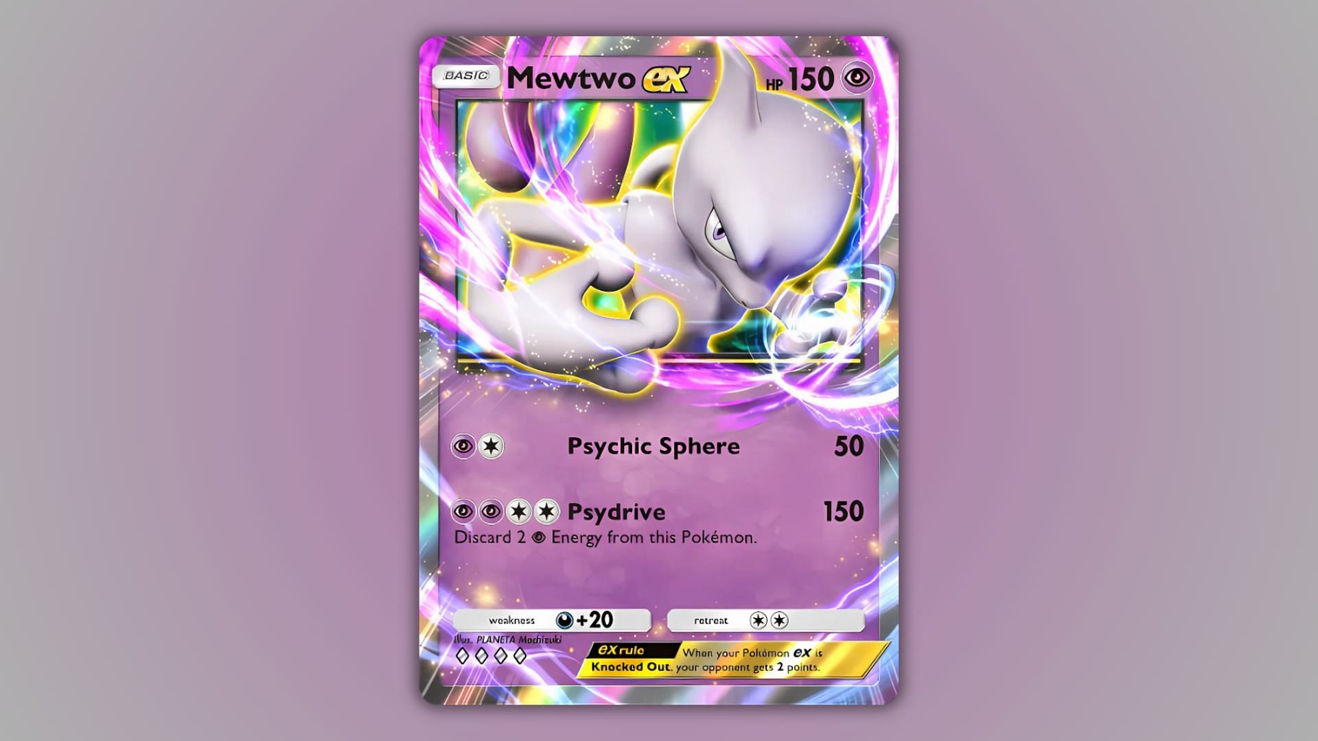 Mewtwo EX's card in Pokemon TCG Pocket (Image via The Pokemon Company)