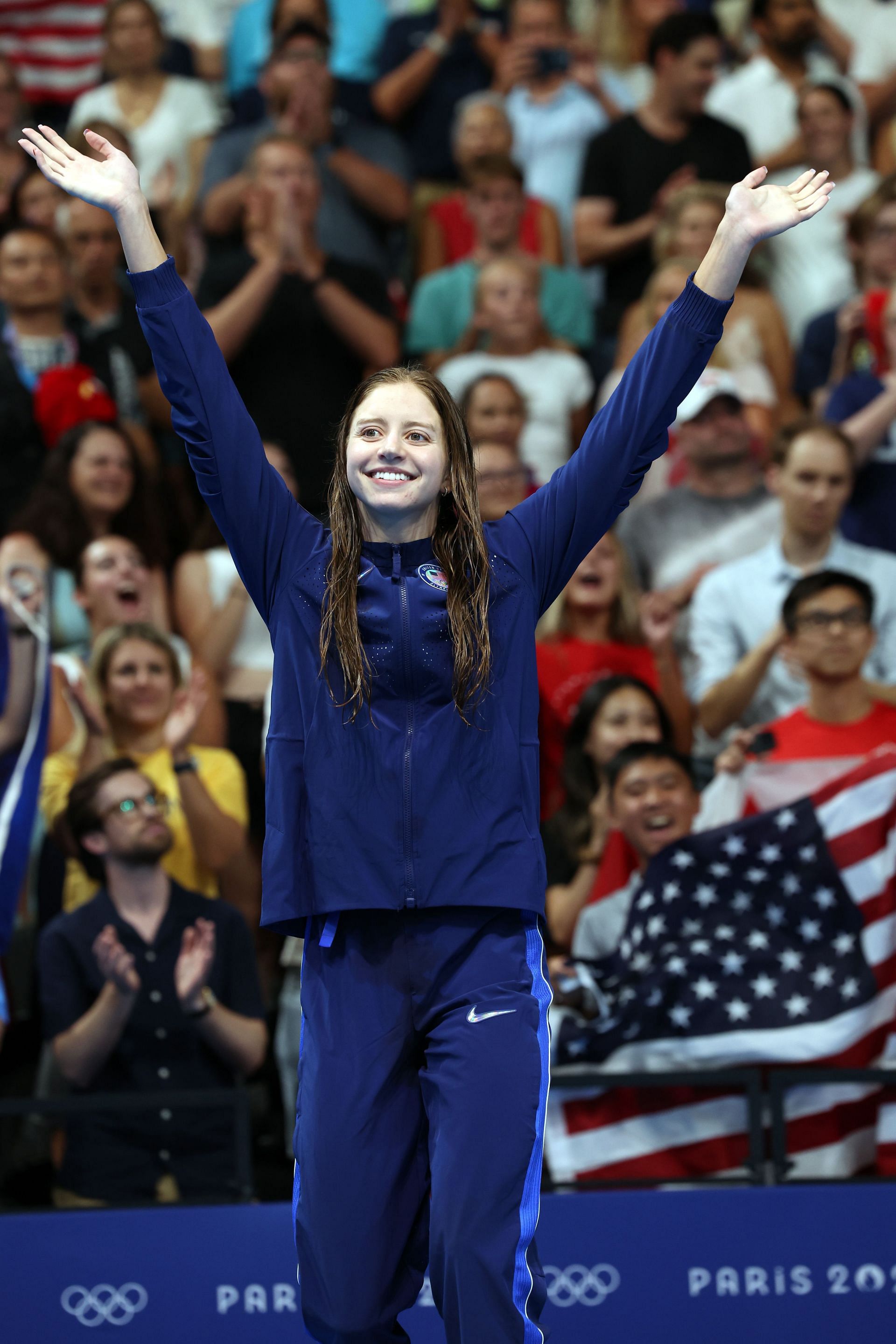 Kate Douglass at the Olympic Games Paris 2024:Source: Getty