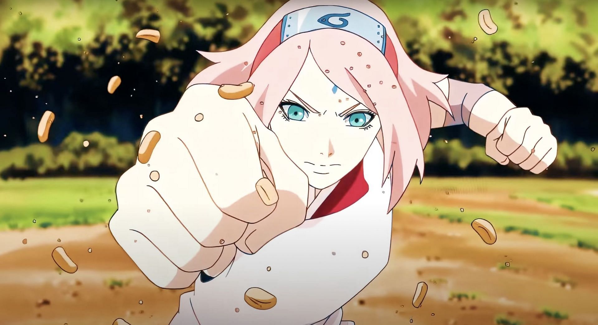 Sakura Haruno as seen in anime (Image via Studio Pierrot)