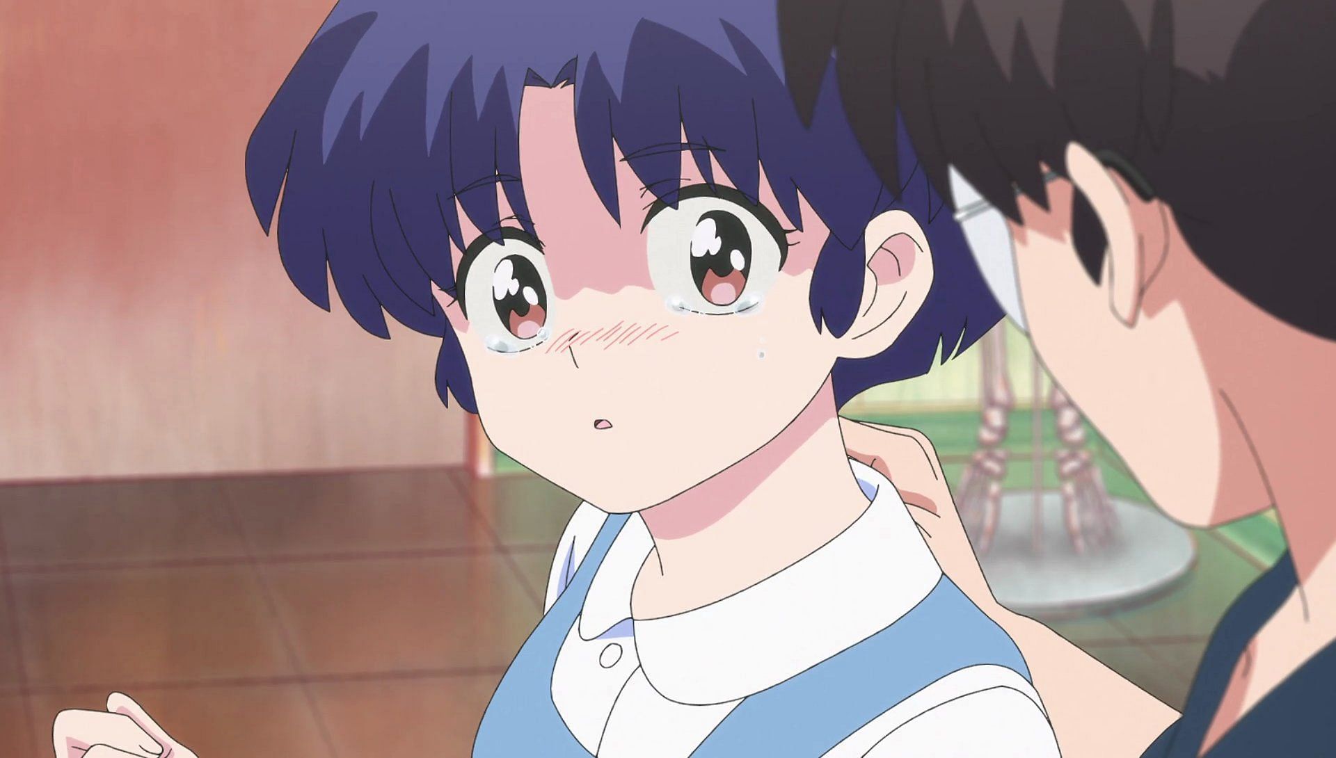 Akane crying in the most recent episode (Image via MAPPA).