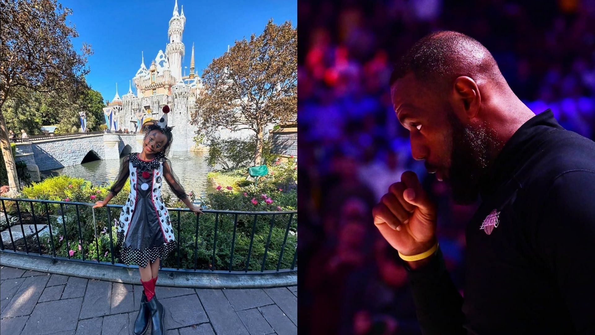 LeBron James posts photo of his daughter in her Halloween costume (Photo credits: IMAGN, James