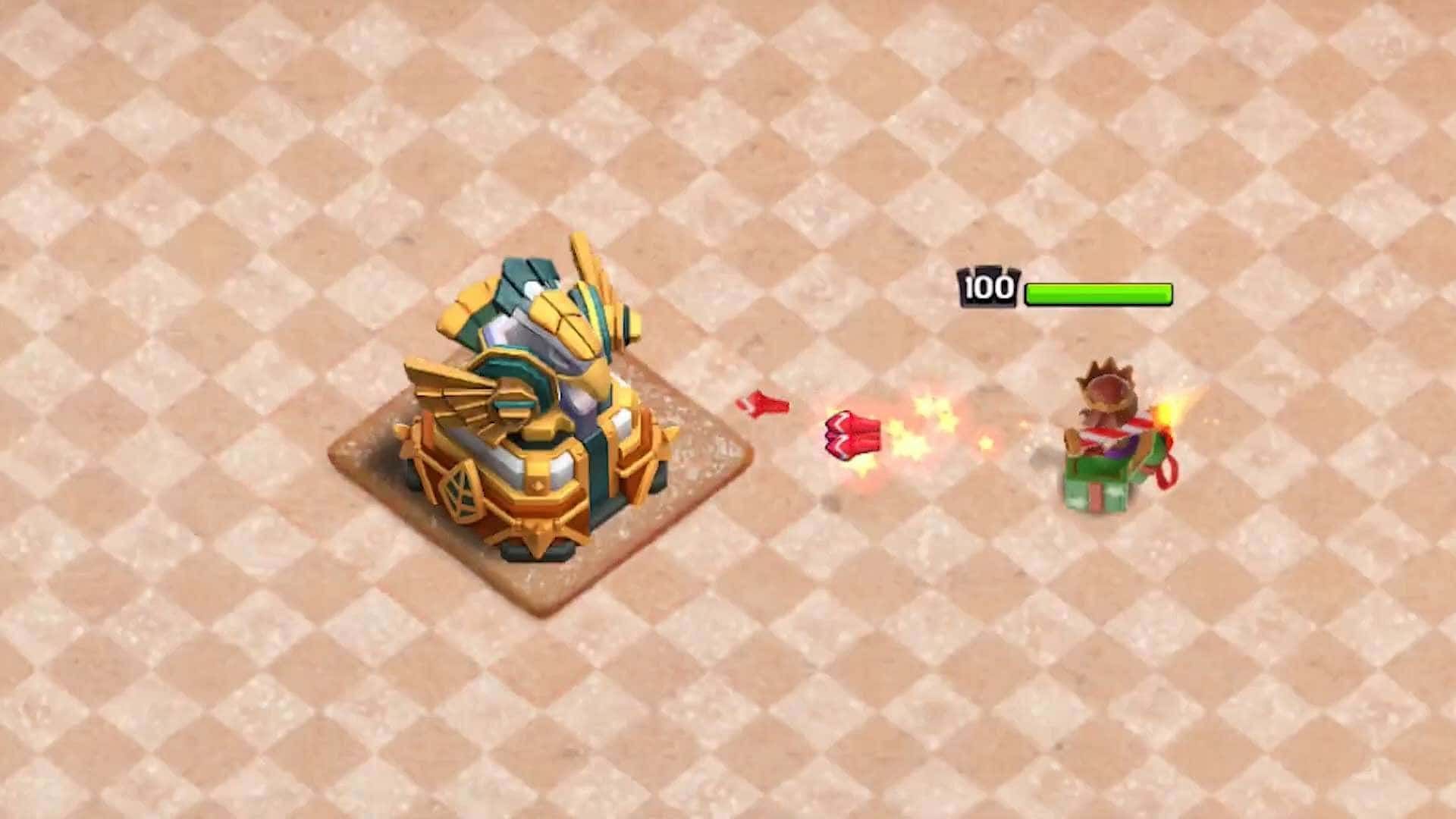 Queen targetting opponent's defense (Image via Supercell)