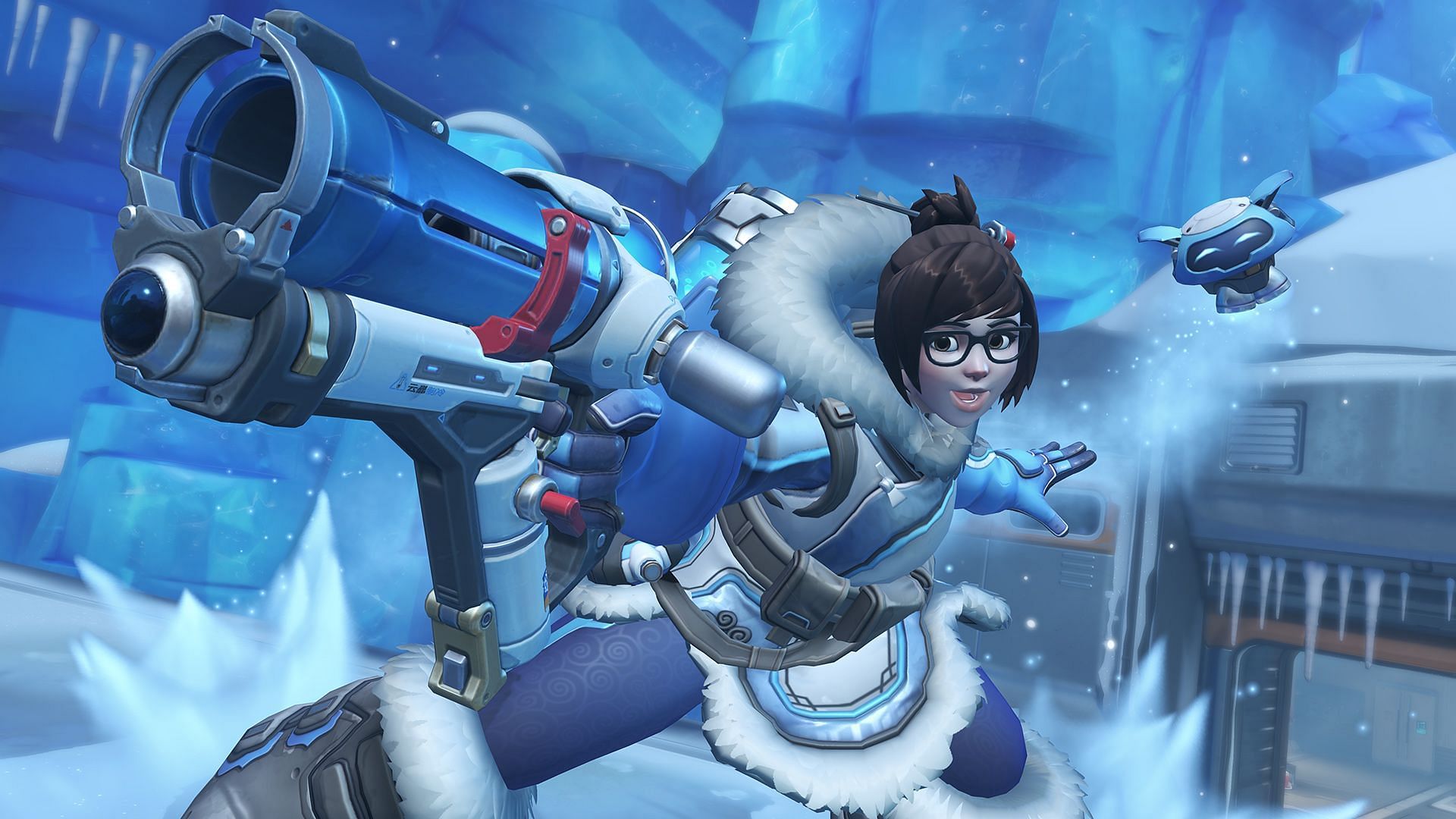 Mei mostly excels in close-range combats (Image via Blizzard)