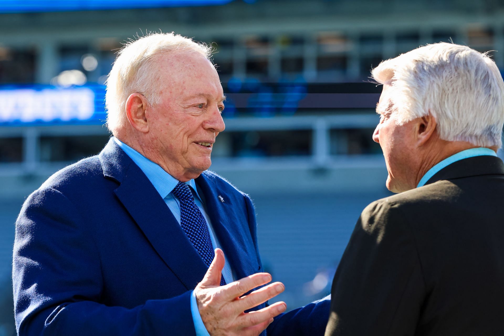 Jerry Jones at Dallas Cowboys v Carolina Panthers - Source: Getty