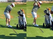 WATCH: Rory McIlroy shows his unusual range drill