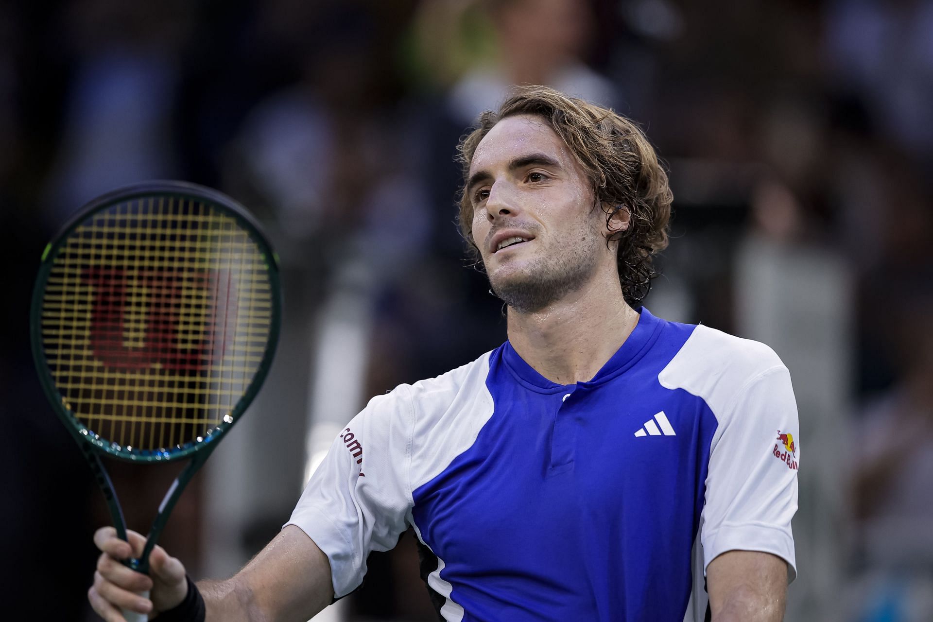 Stefanos Tsitsipas at the Rolex Paris Masters 2024 - Source: Getty