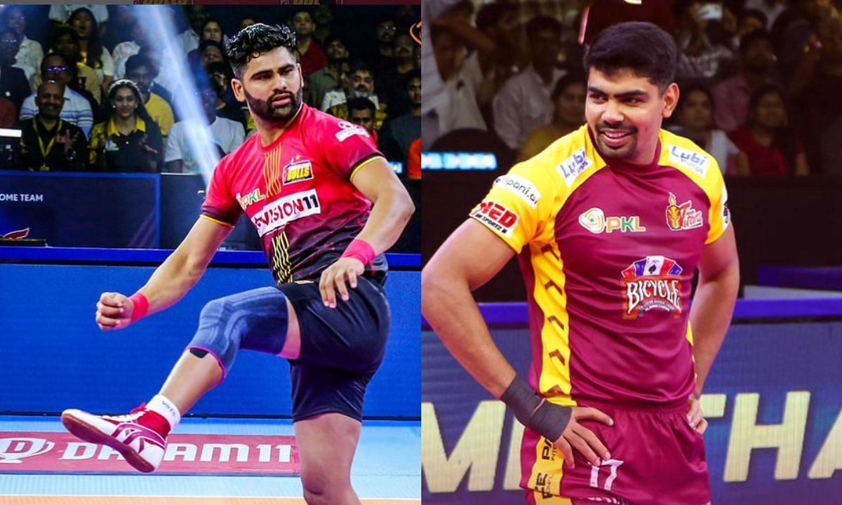 परदीप नरवाल और पवन सेहरावत (Instagram/pardeep_narwal9/telugu_titans)