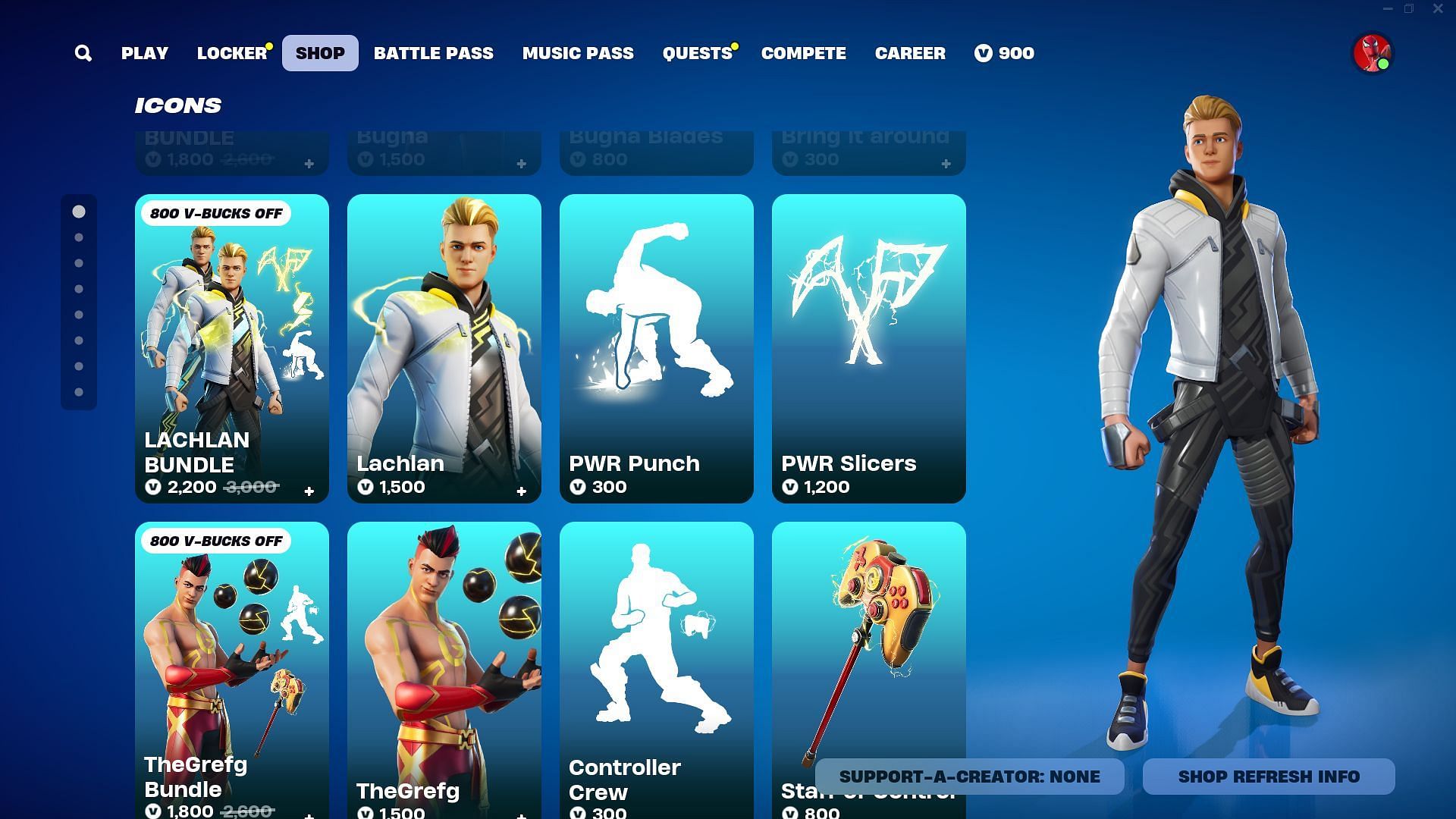 You can purchase other cosmetics related to Lachlan (Image via Epic Games)