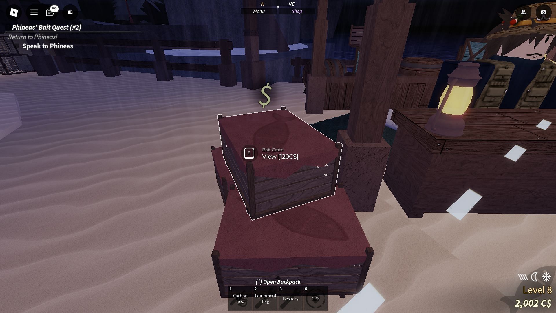 Baits can be obtained via Bait Crates (Image via Roblox)