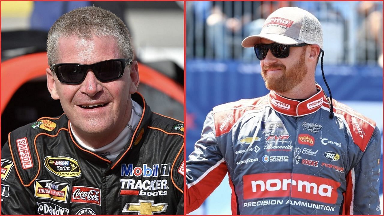 In Picture: Jeff Burton, and Jeb Burton (from Left). Credit: Imagn Images.