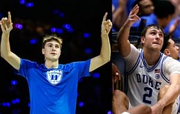 What is 6'9 Duke freshman Cooper Flagg's wingspan?