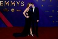 Stephen Nedoroscik and Tess at the 76th Primetime Emmy Awards - Arrivals - (Source: Getty)