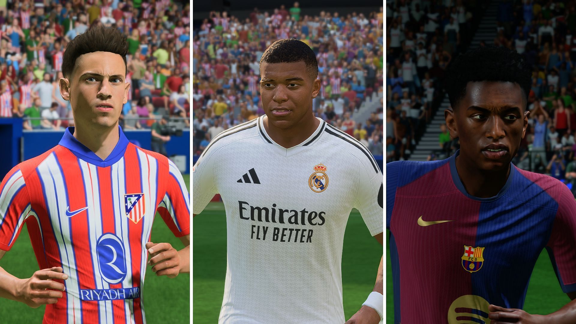 A few promising players of La Liga in EA FC 25 (Image via EA Sports)