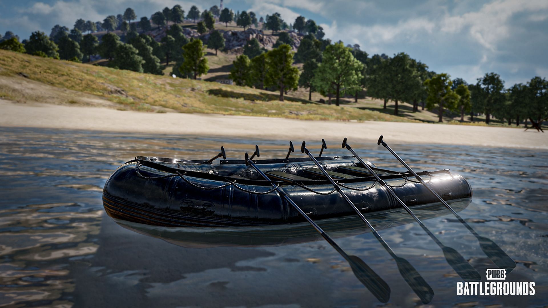 New Inflatable Boat in PUBG (Image via KRAFTON)