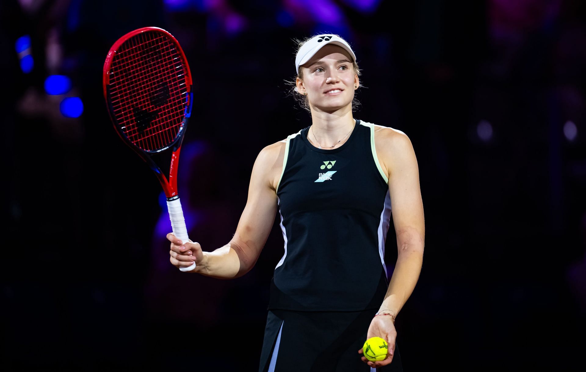 Elena Rybakina at the Porsche Tennis Grand Prix 2024 (Photo: Getty)