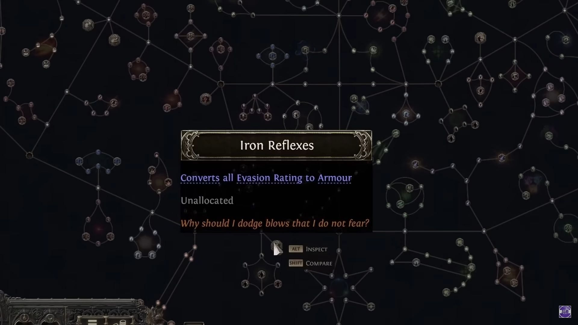 Iron Reflexes will require a player's reflexes in Path of Exile 2 (Image via Grinding Gear Games)