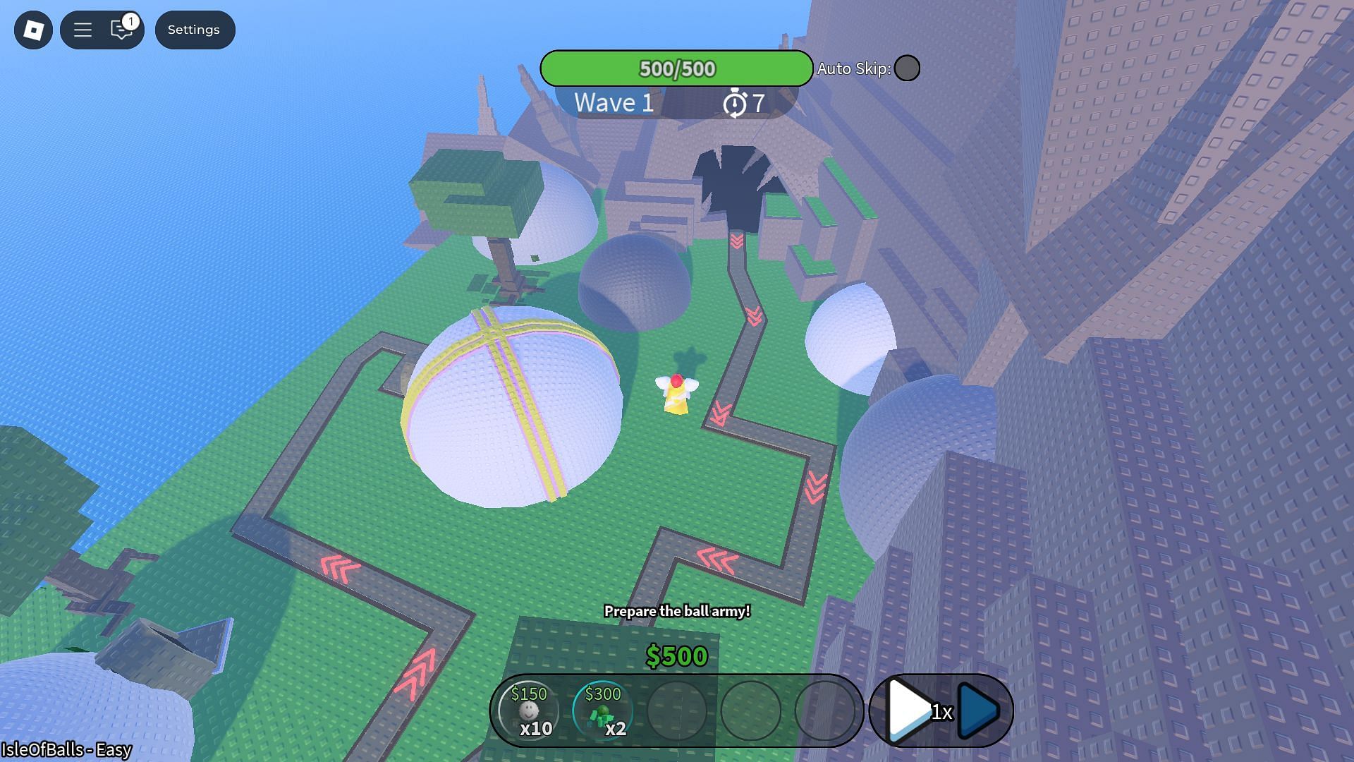 Starting a stage (Image via Roblox)