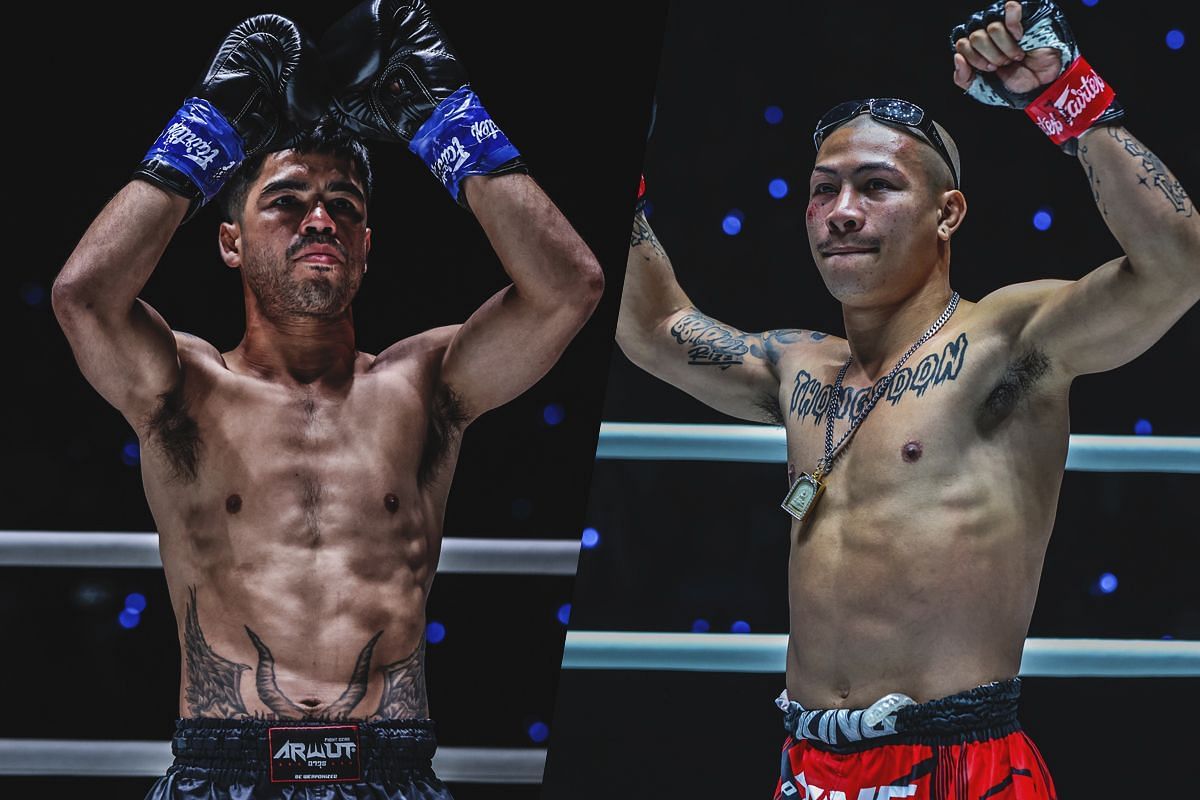 Danial Williams (left) Thongpoon (right) [Photos via: ONE Championship]