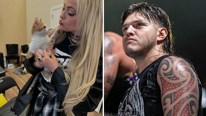 [WATCH] Liv Morgan's kitten "Saudi" attacks Dominik Mysterio