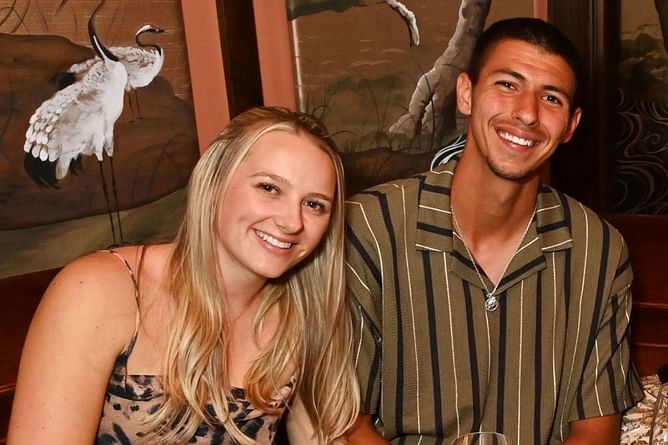 Alexei Popyrin and long-time girlfriend Amy Pederick get engaged in romantic beachside proposal