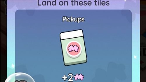 Landing on the tiles featuring the tokens will help you earn points (image does not intend to match the tokens for this event) (Image via Scopely)