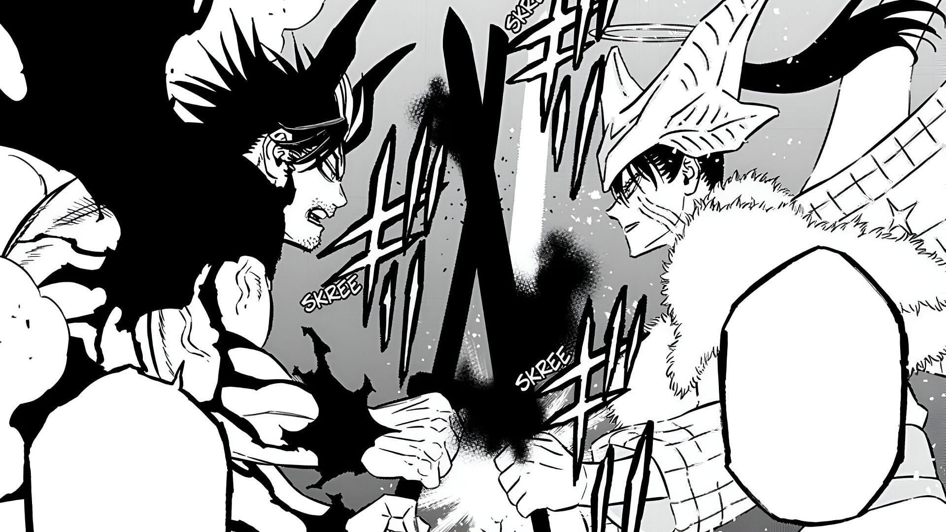 Yami and Morgen as seen in Black Clover chapter 375 (Image via Shueisha)