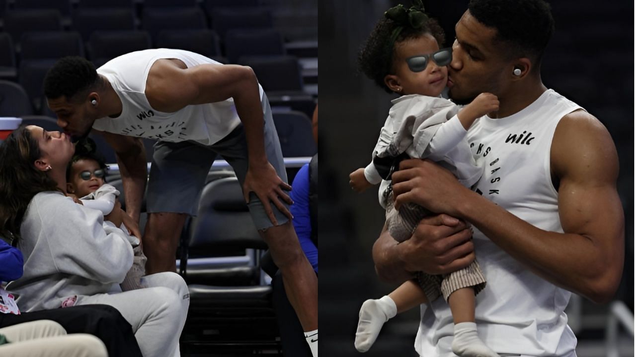 Antetokounmpo&#039;s IG post with wife and children [Credit: IG/@ giannis_an34]