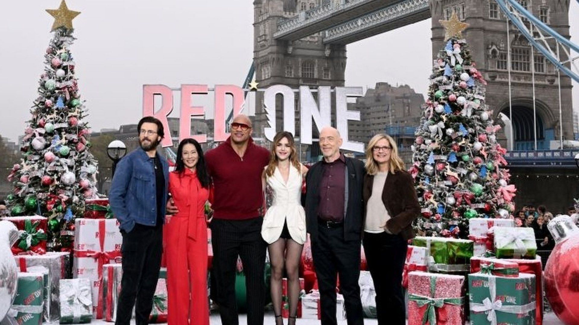 The cast of Red One as seen at the film