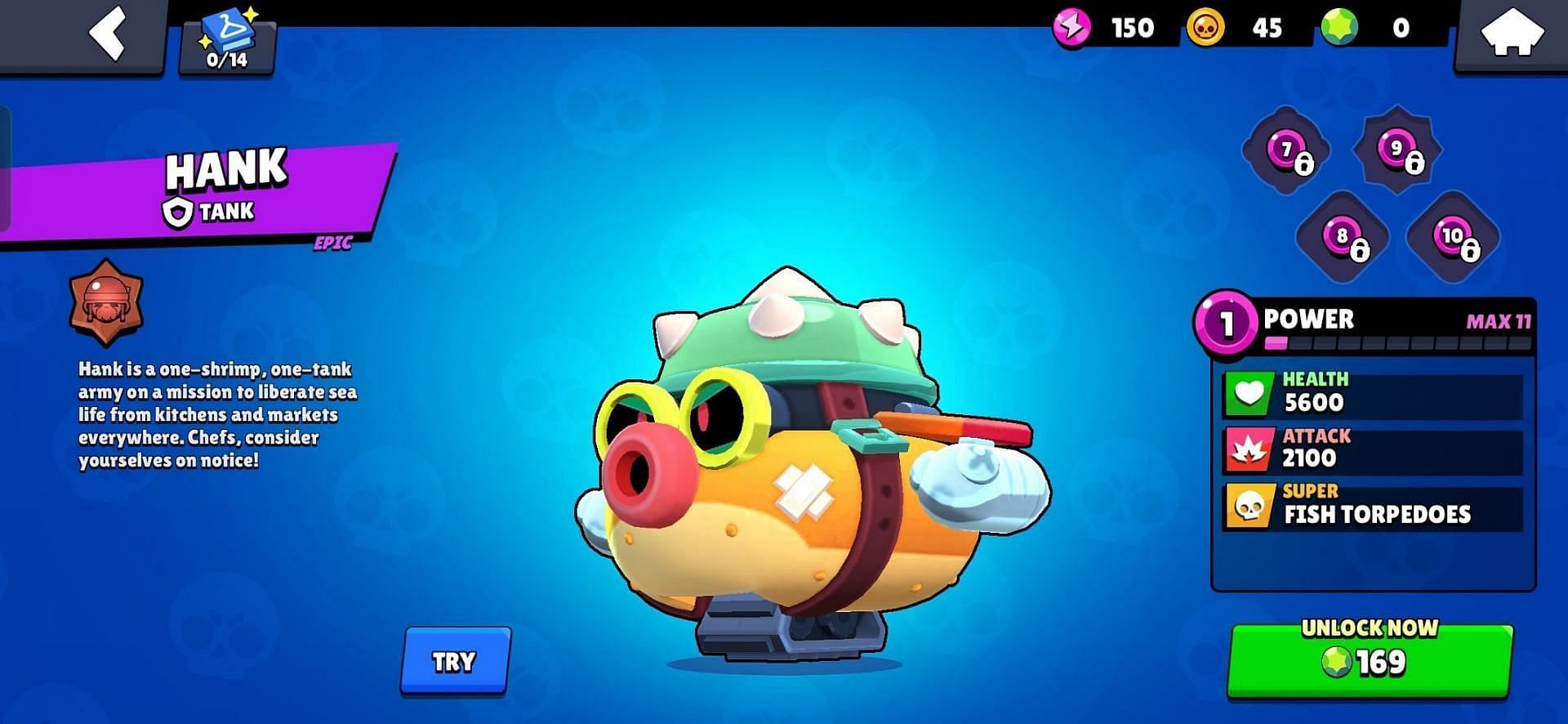 Hank is a tank (Image via Supercell)