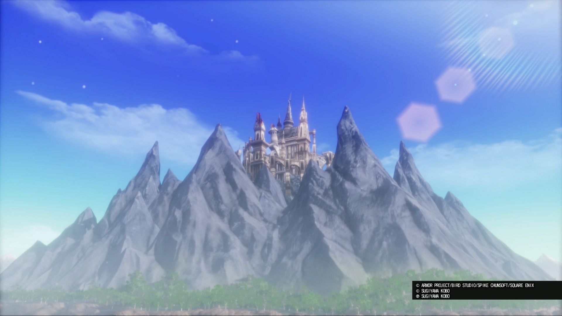 Zoma's castle, now that the shroud of darkness has left the land of Alefgard (Image via Square Enix)