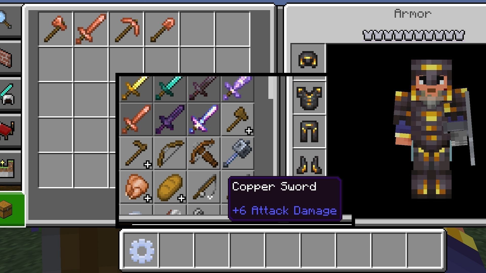 Copper could be a tier between iron and diamond (Image via Mojang Studios || XxPoggyisLitxX)