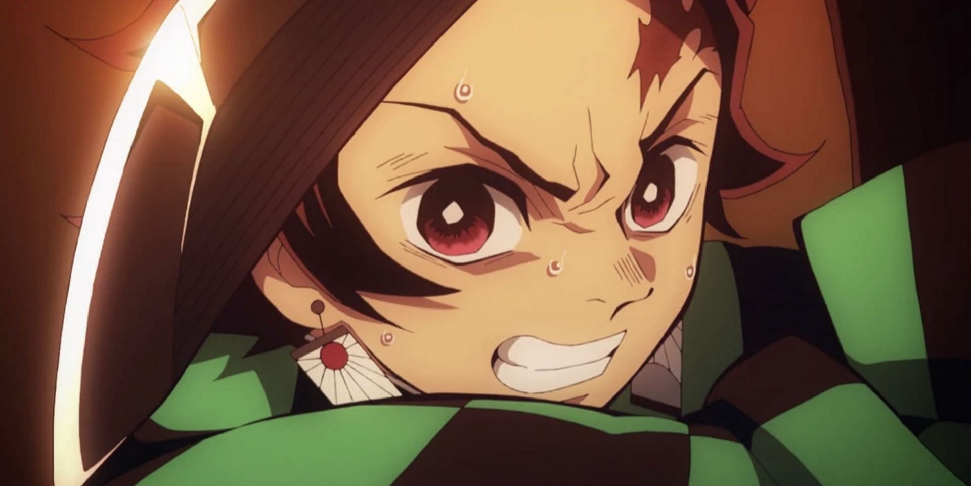 Tanjiro Kamado as seen in anime (Image via ufotable)