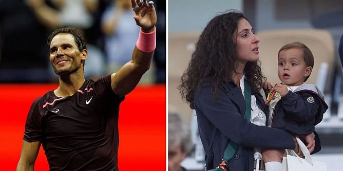 WATCH: Rafael Nadal with his baby son and family in first public appearance after retirement