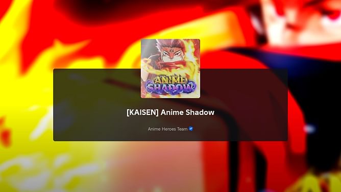 Anime Shadow Kaisen Update patch notes