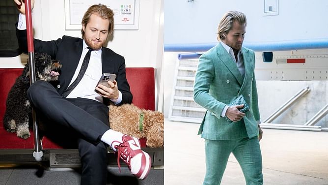 Leafs' William Nylander shows off $199,555 outfits and Tiffany & Co. jewellery in SHARP magazine's Winter 2025 issue photoshoot