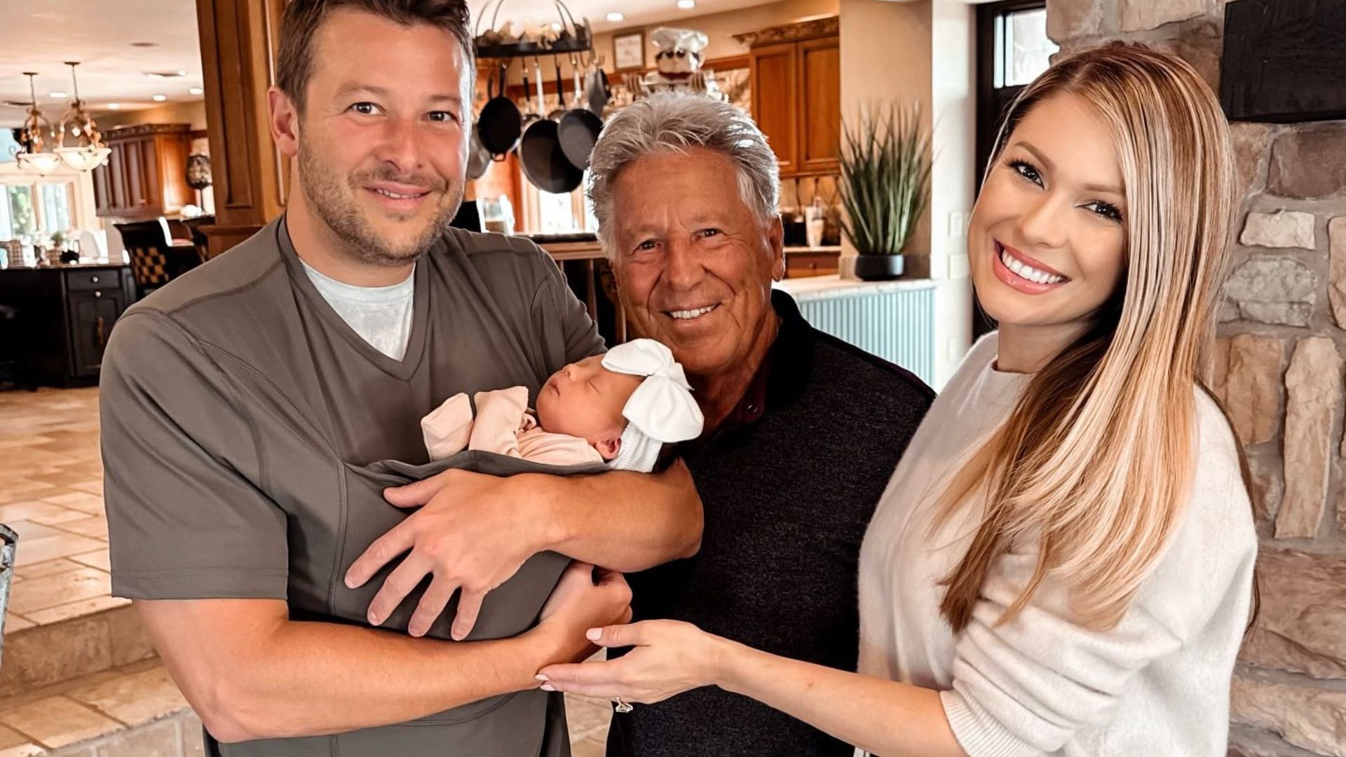 Marco Andretti with his family | Image via X/@MarcoAndretti