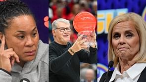 "Would never let my daughter around her": NCAAB fans ignite debate, favor Dawn Staley & Geno Auriemma over Kim Mulkey as top coach choice