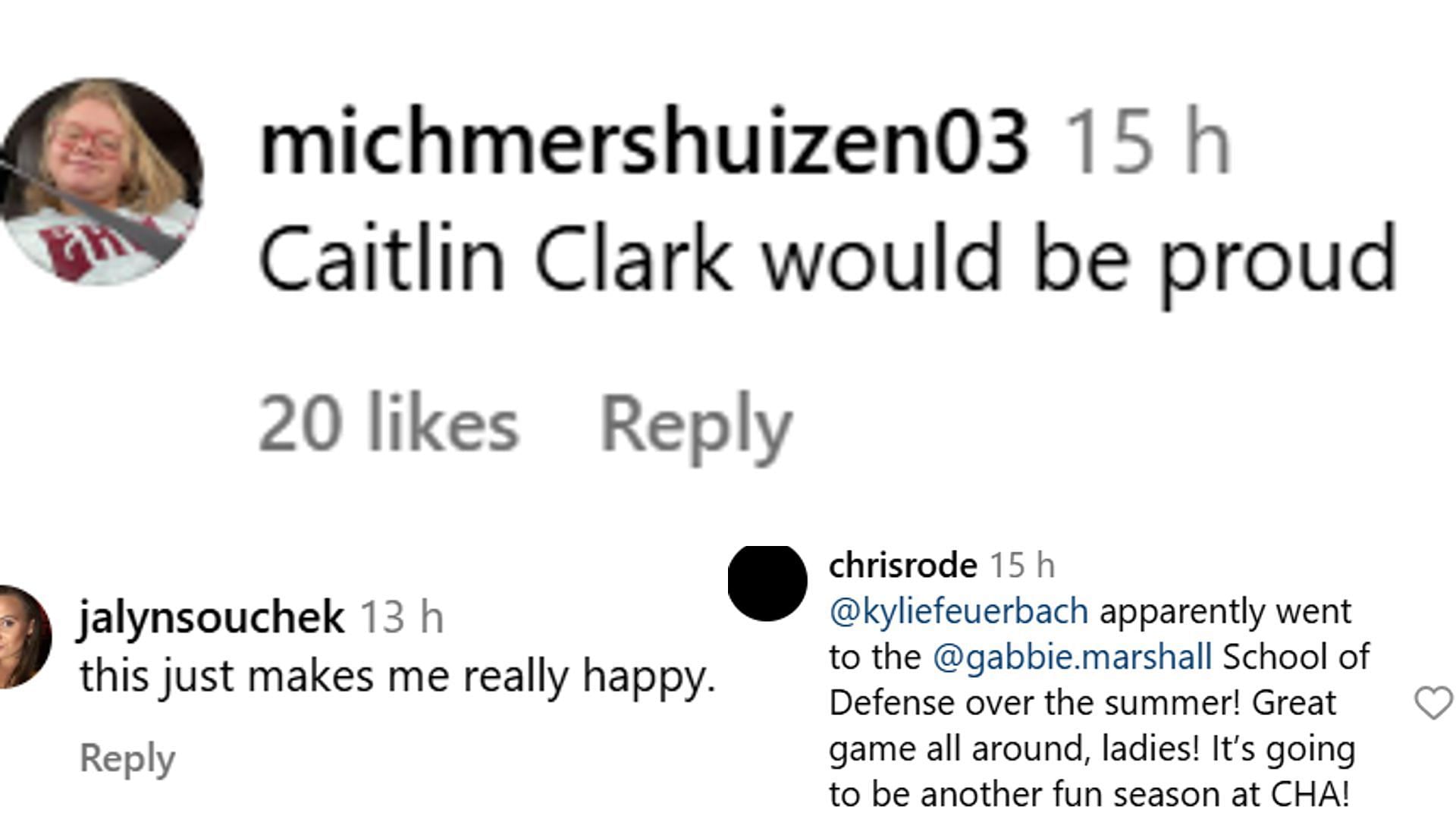 Hawkeyes fans were delighted with the team&#039;s stellar start to the post-Caitlin Clark era (image credit: instagram/iowawbb)