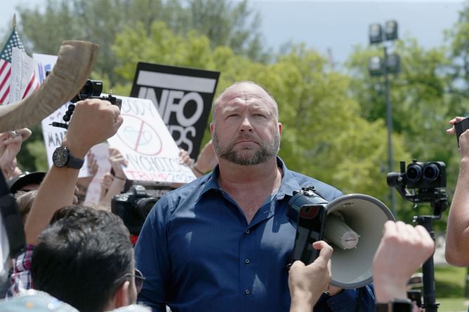 "Trump has to do something to correct this injustice" — Internet reacts to Alex Jones announcing Infowars is shutting down amid Sandy Hook auction