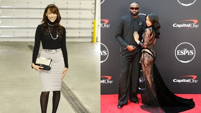 Former Chicago Sky guard Kysre Gondrezick poses for a photo, Boston Celtics guard Jaylen Brown alongside girlfriend Kysre Gondrezick. Photo Credits: Imagn