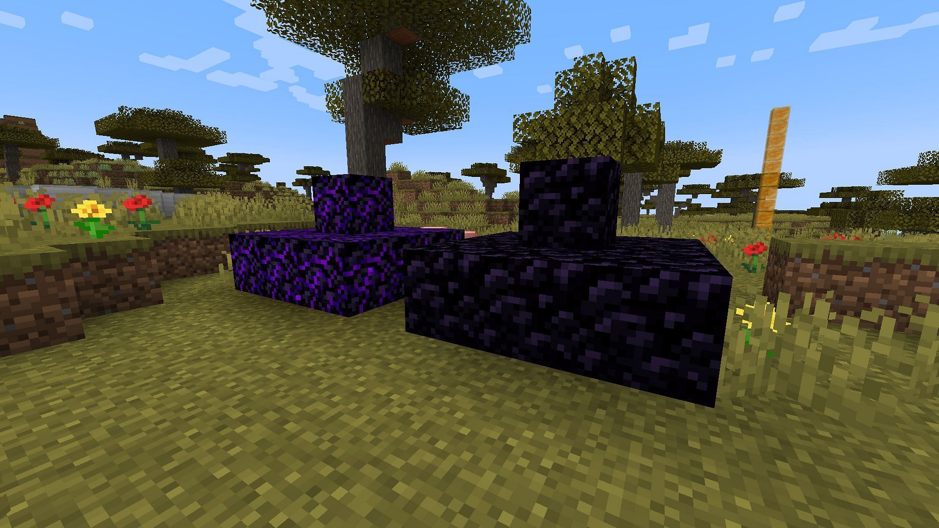 With obsidian tools, you can save up on diamonds (Image via Mojang Studios)