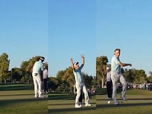 WATCH: Bernhard Langer's emphatic celebration as he claims Charles Schwab Cup Championship victory