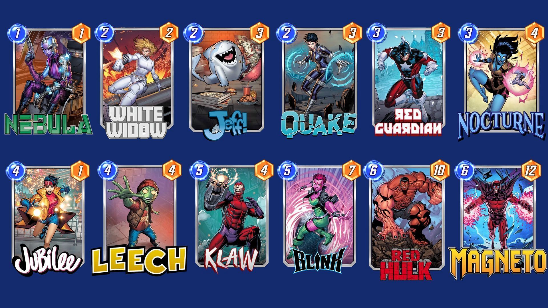 The Jubilee Magneto Combo Deck is a strategic Marvel Snap Magneto deck (Image via Nuverse)