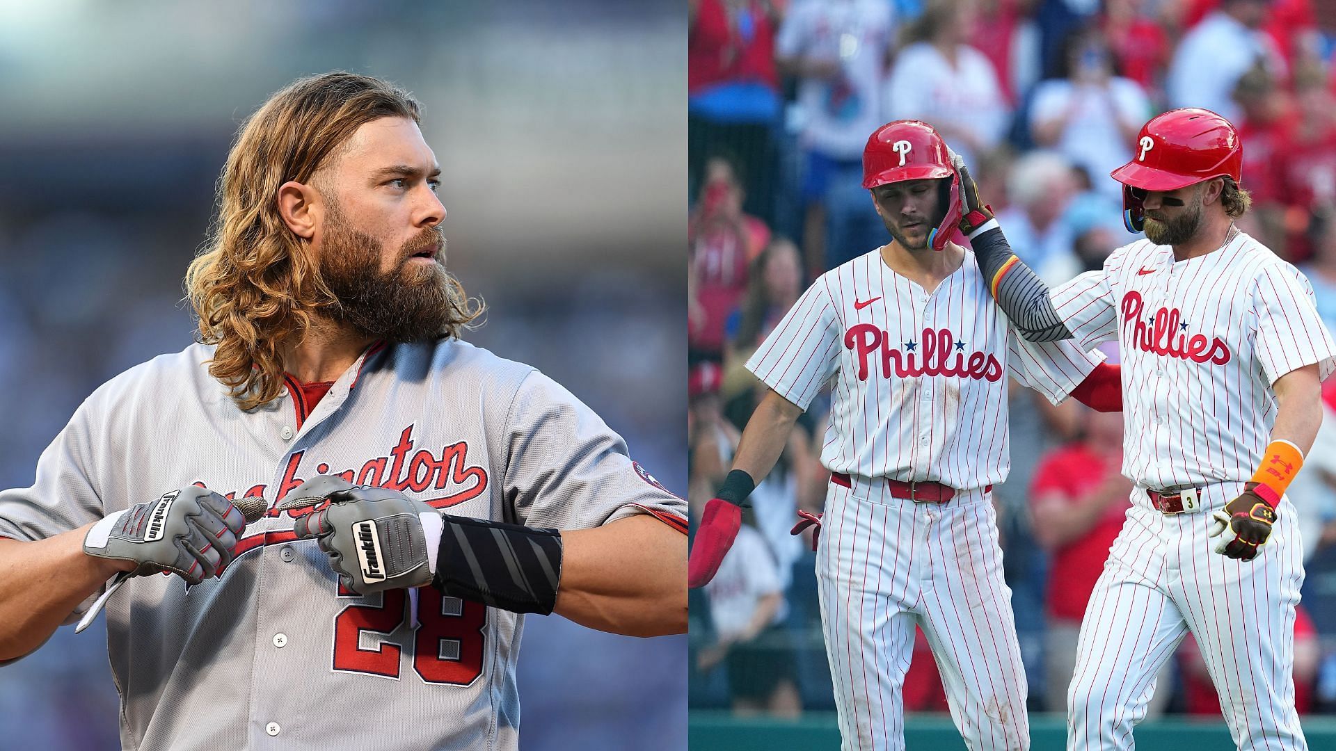 Bryce Harper and Trea Turner