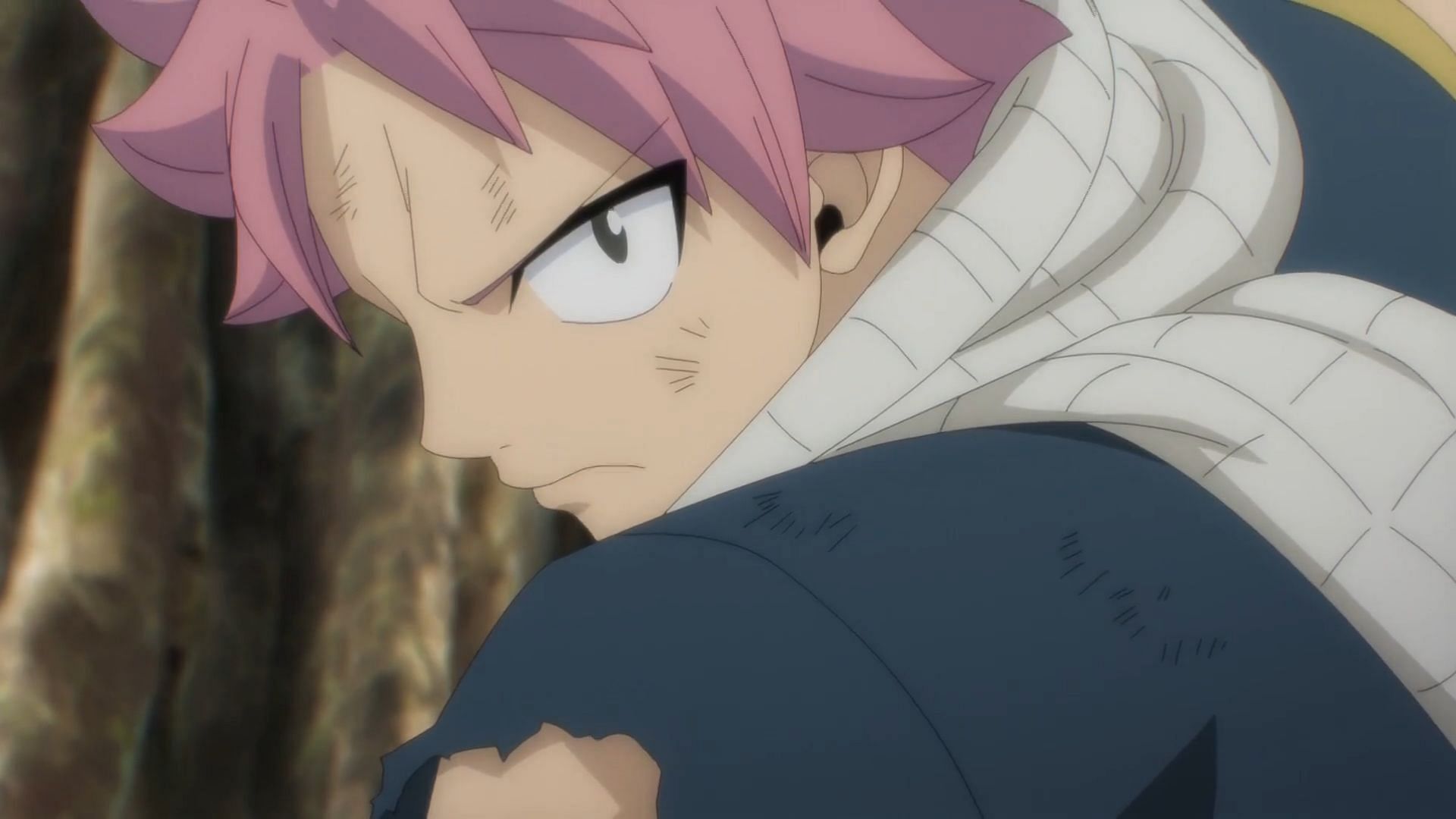 A snapshot of Natsu Dragneel (Image via J.C.Staff)