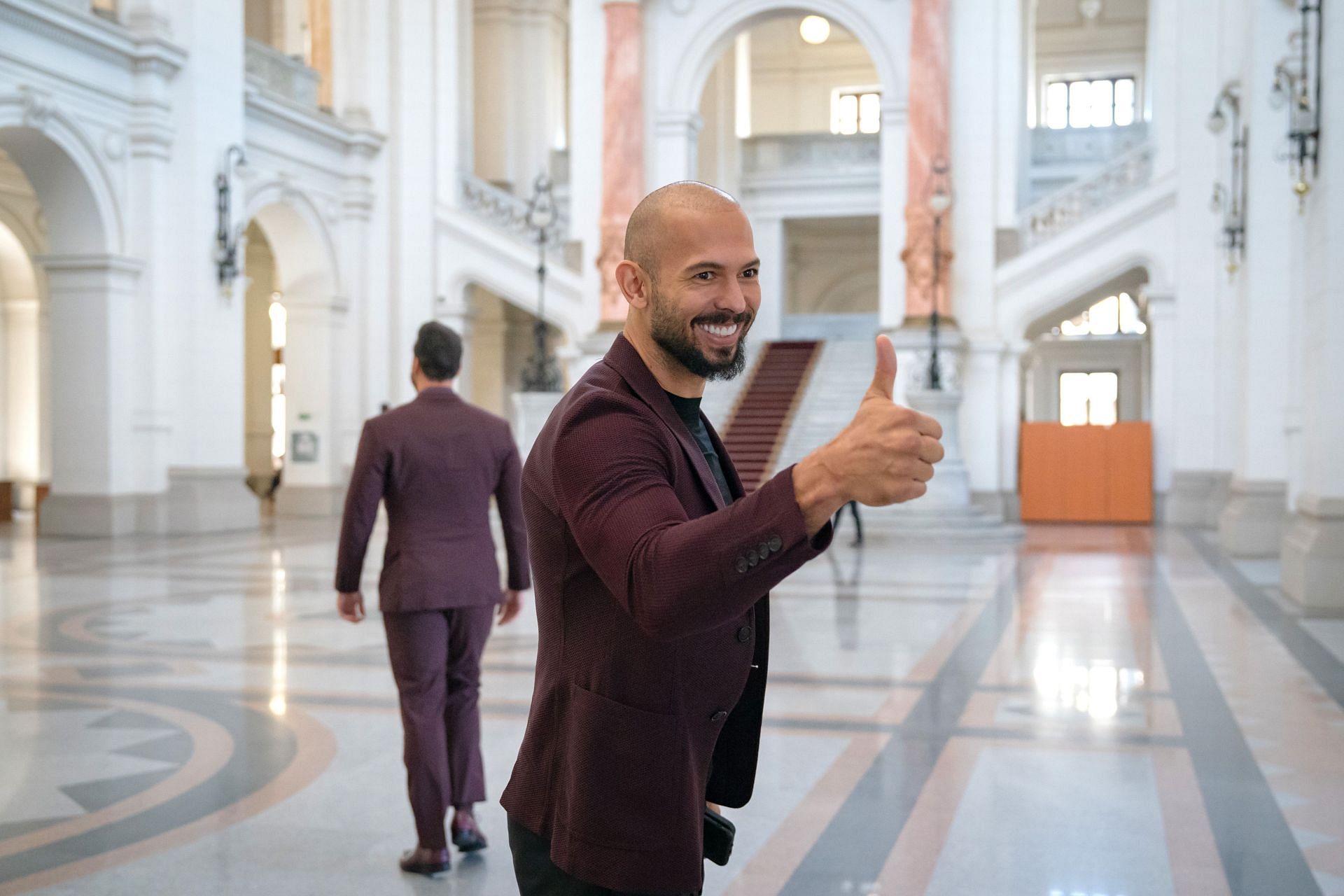 Andrew And Tristan Tate Appear At Bucharest Court Of Appeal